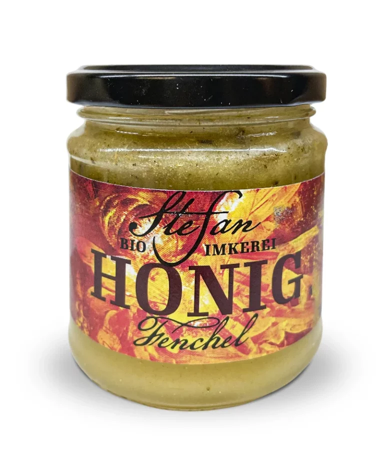 Bio Imkerei Stefan - Cremehonig mit Fenchel - 250g