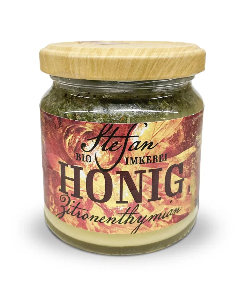 Bio Imkerei Stefan - Cremehonig mit Zitronenthymian - 250g